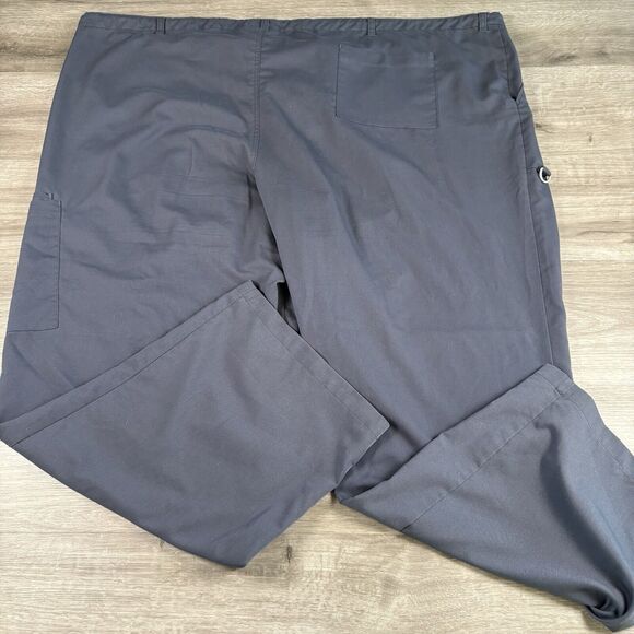 Greys Anatomy Scrubs Pants Mens Plus Size 5XLX Gray Barco Medical Nurse Pockets - Picture 16 of 16